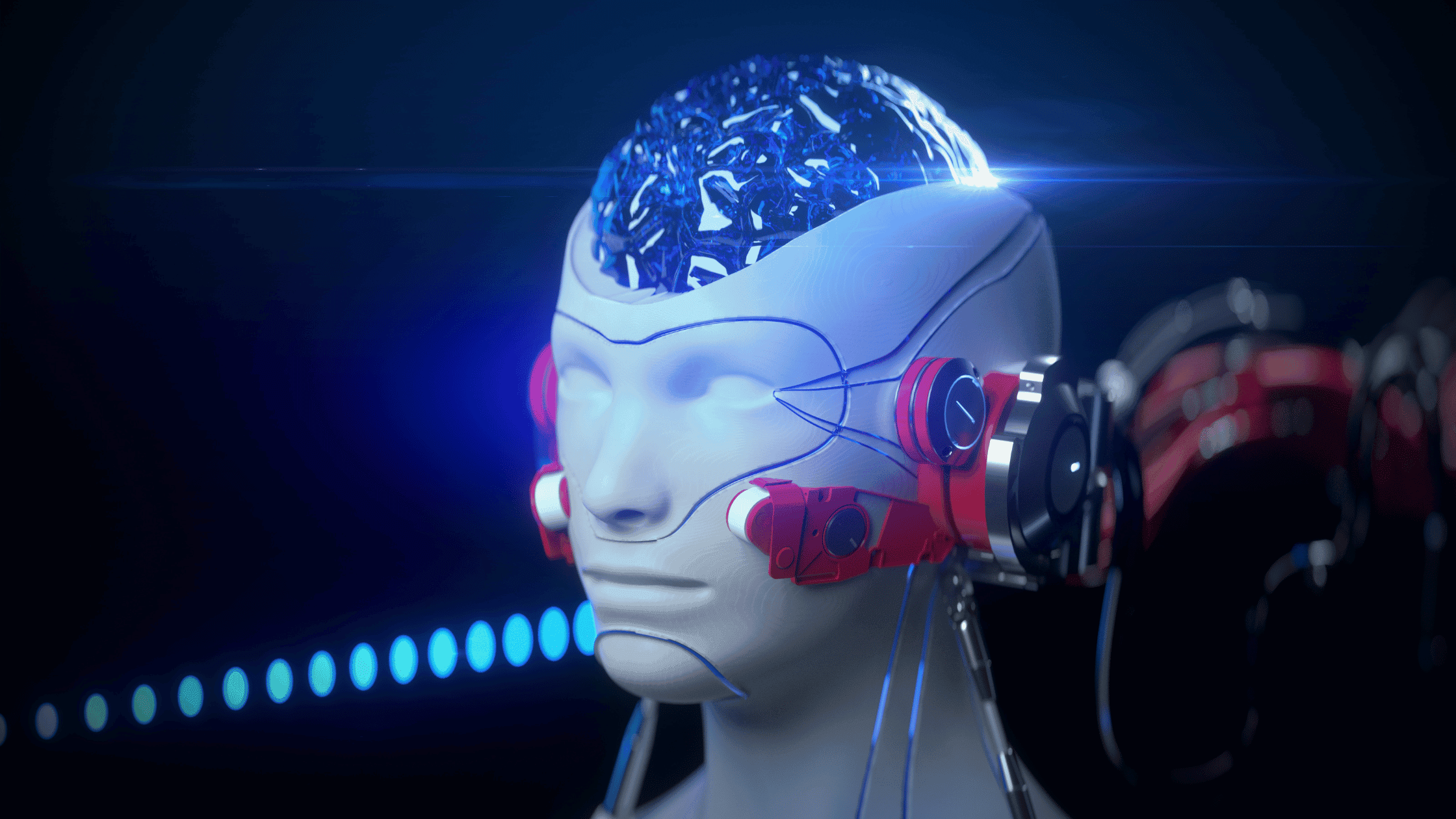 An AI receptionist for a restaurant taking a reservation call during a busy dinner service
